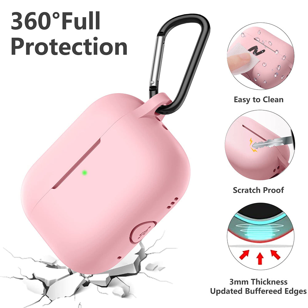 Capa Techsuit Silicone para Apple AirPods Pro Series, Rosa
