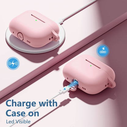 Capa Techsuit Silicone para Apple AirPods Pro Series, Rosa