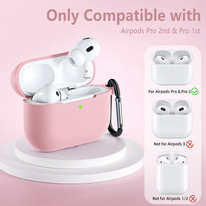 Capa Techsuit Silicone para Apple AirPods Pro Series, Rosa