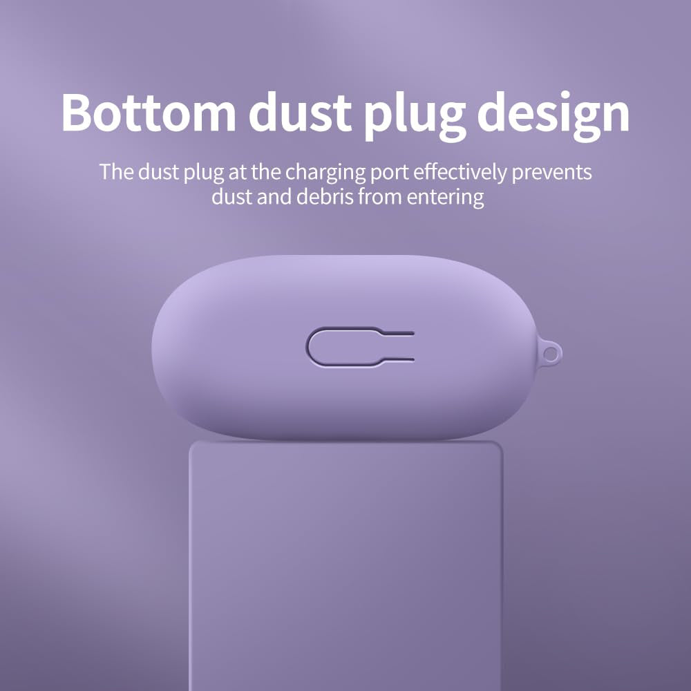 Capa Techsuit Silicone para Huawei FreeClip, Preta