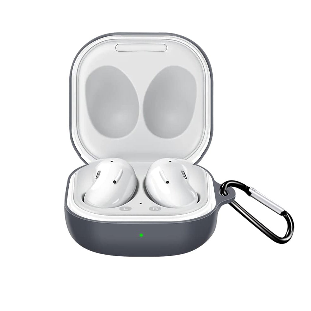 Techsuit Silicone Case for Samsung Galaxy Buds FE / Buds2 Pro / Buds2 / Buds Pro / Buds Live, Black