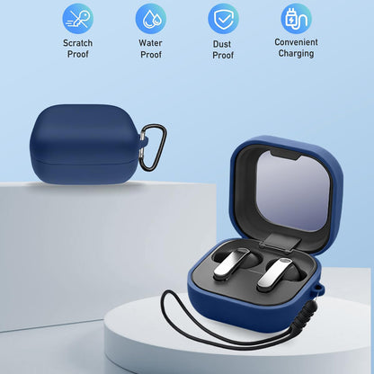 Capa Techsuit Silicone para Samsung Galaxy Buds4 / Buds4 Pro, Branca