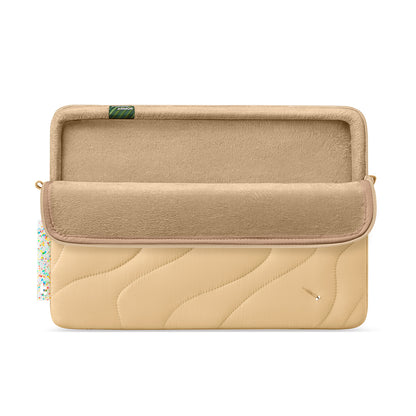 Capa Tomtoc Terra para Laptop 14 polegadas, Creme
