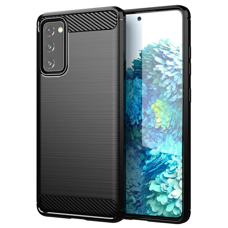 Capa para Samsung Galaxy S20 FE 2022 G781 / S20 FE 5G G781 / S20 FE G780, Forcell, Carbono, Preta