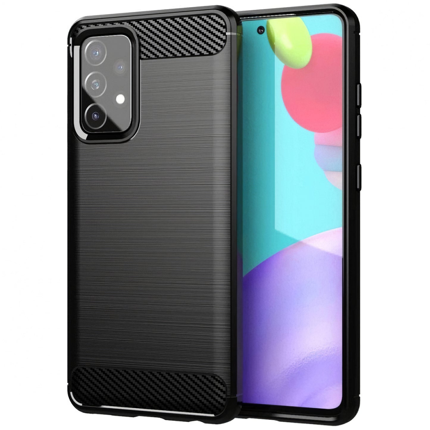 Capa para Samsung Galaxy A53 5G A536, OEM, Carbono, Preta