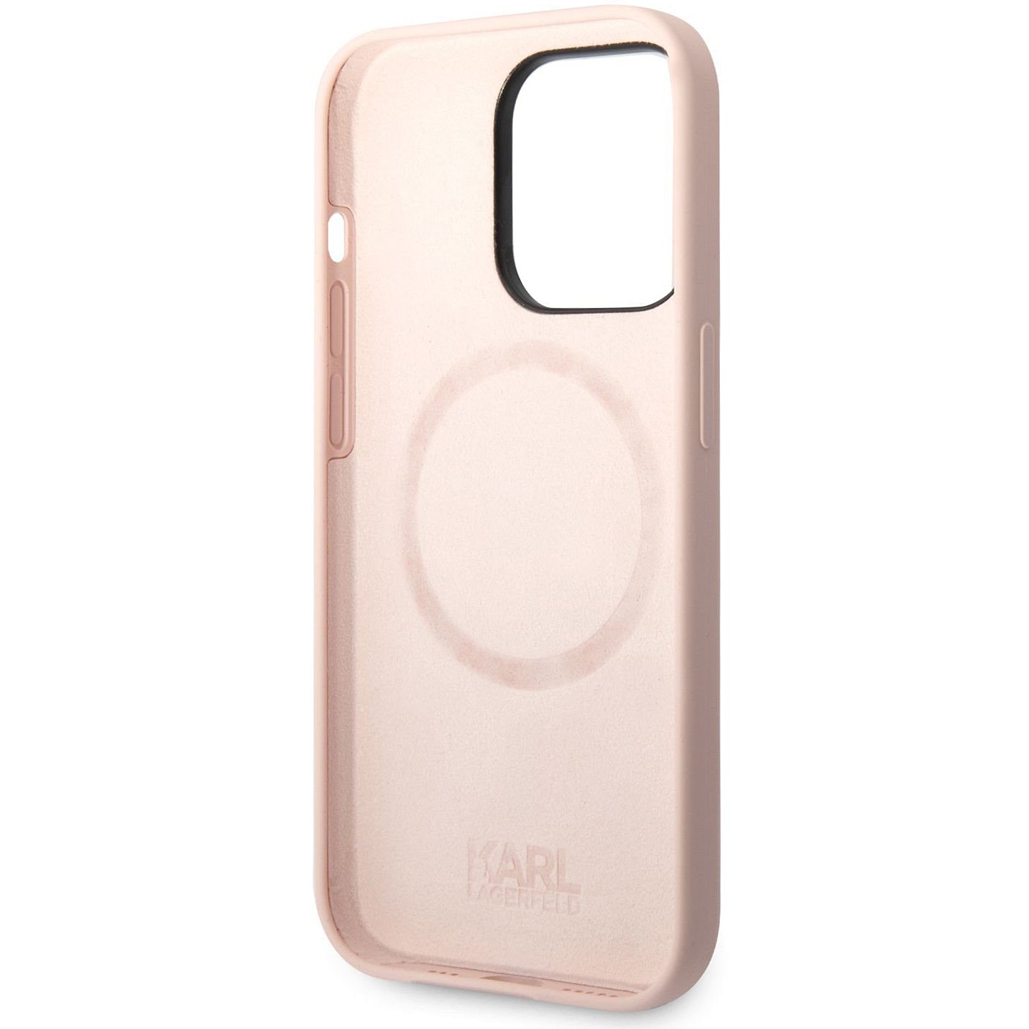 Capa para Apple iPhone 14 Pro Max, Karl Lagerfeld, Silicone Karl's Head, Rosa