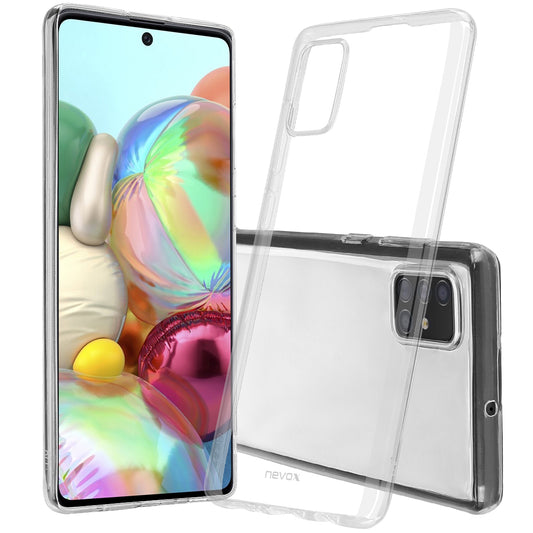 Bolsa para Samsung Galaxy A42 5G A426, Nevox, StyleShell Flex, Transparente