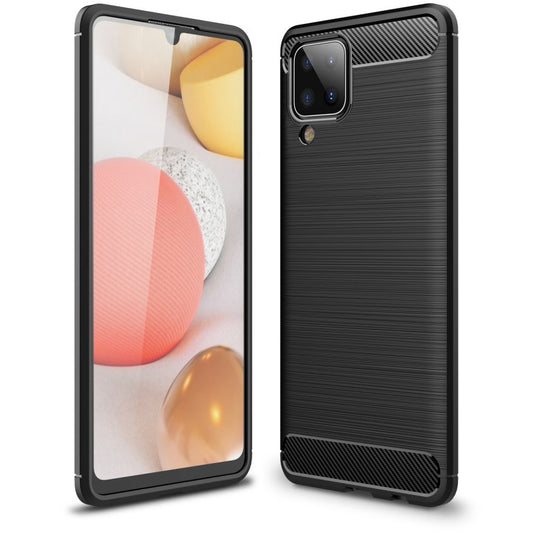Capa para Samsung Galaxy A12 Nacho A127 / M12 M127 / A12 A125, OEM, Carbono, Preta