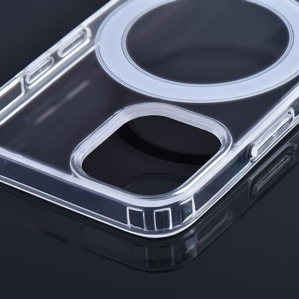 Capa MagSafe para Apple iPhone 13 Pro Max, OEM, Clear Mag, Transparente
