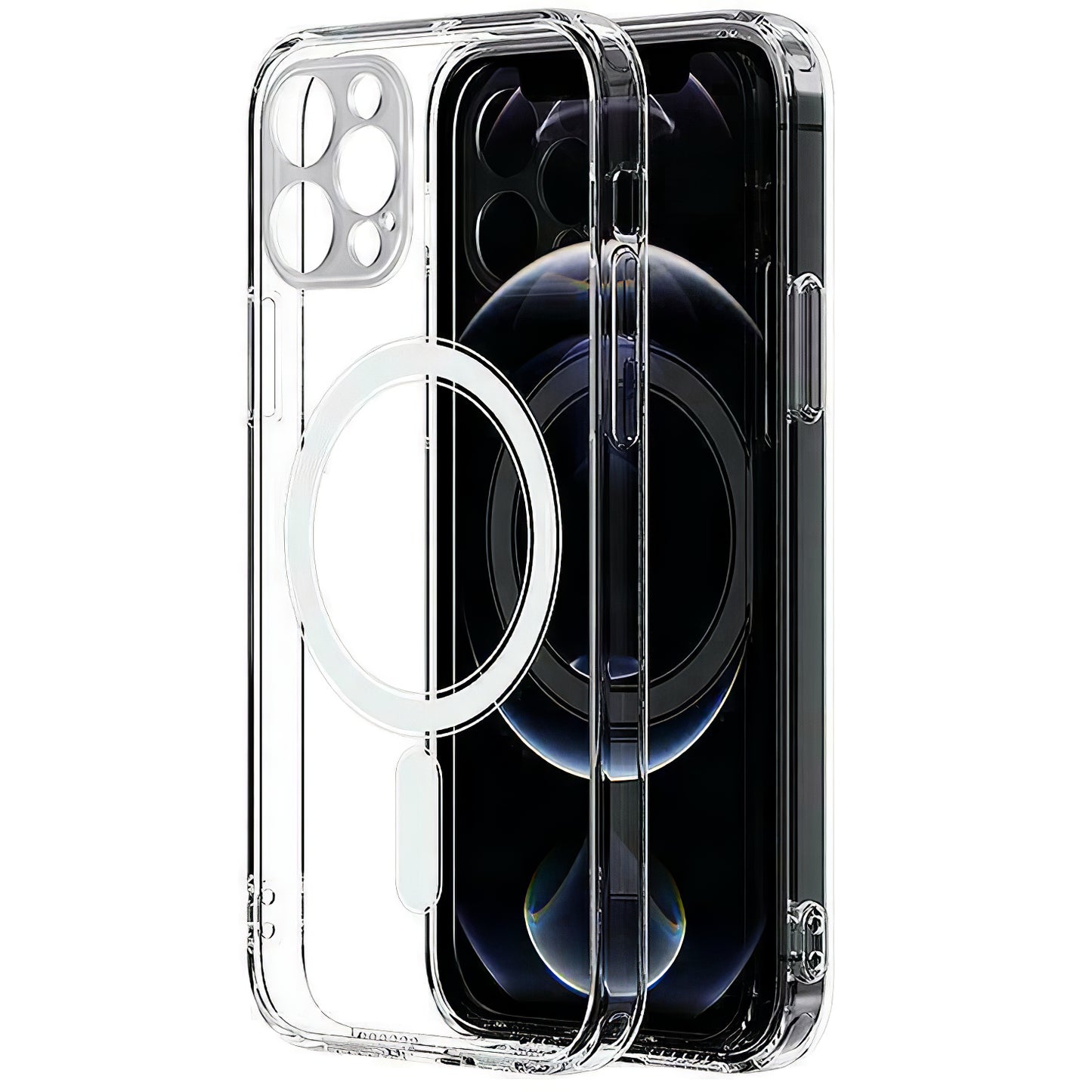 Capa MagSafe para Apple iPhone 12 Pro, OEM, Magnética, Transparente