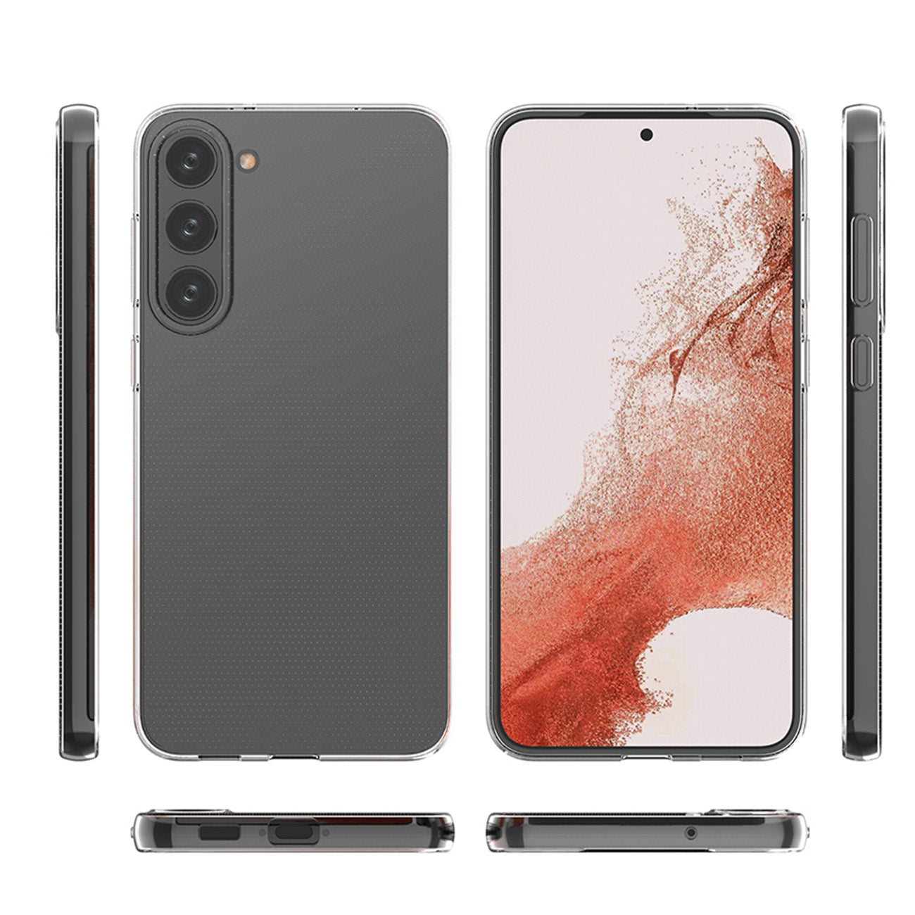 Capa para Samsung Galaxy S23 S911, OEM, Slim, Transparente