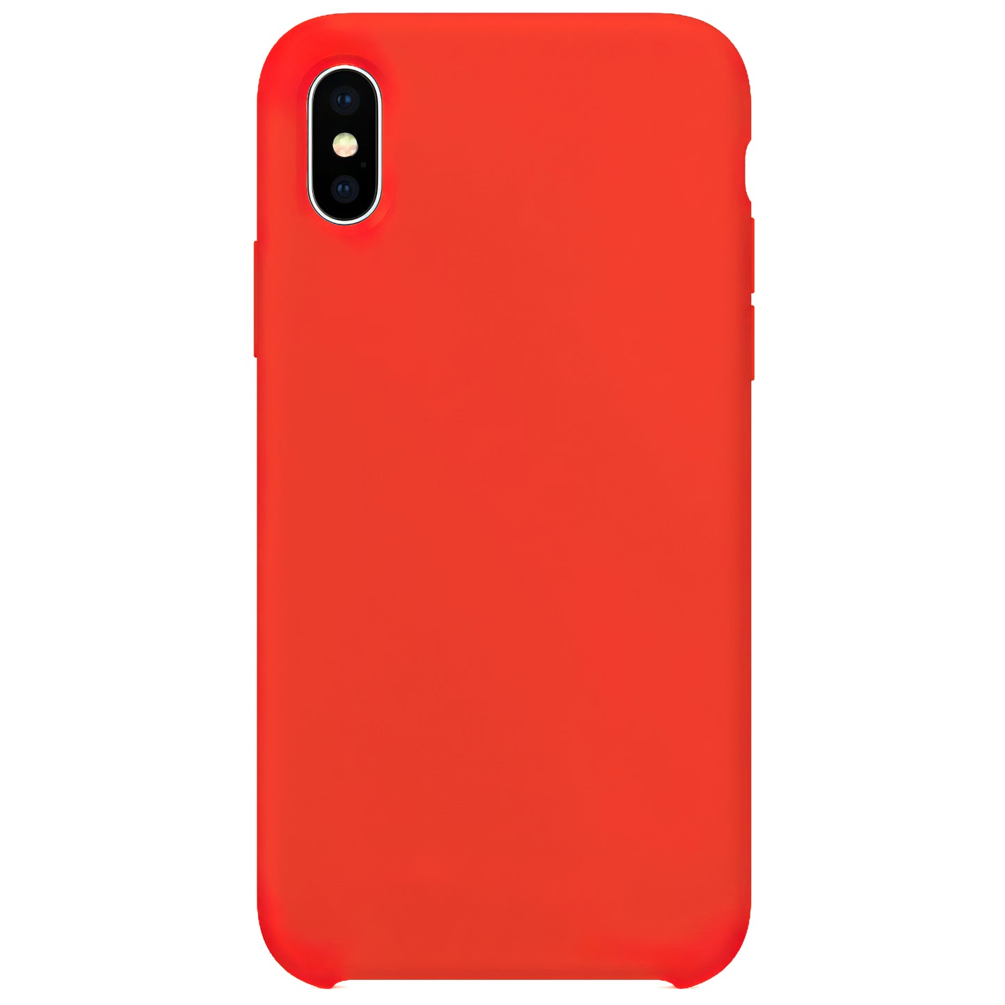 Capa para Motorola Moto G8, OEM, Silicone Puro, Vermelha