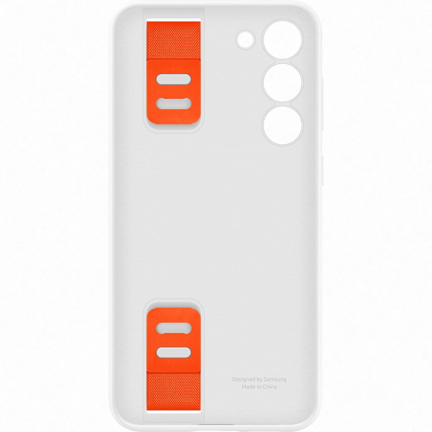 Capa para Samsung Galaxy S23+ S916, pega de silicone, branca EF-GS916TWEGWWWW