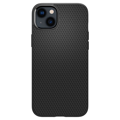 Capa para Apple iPhone 14, Spigen, Liquid Air Matte, Preto