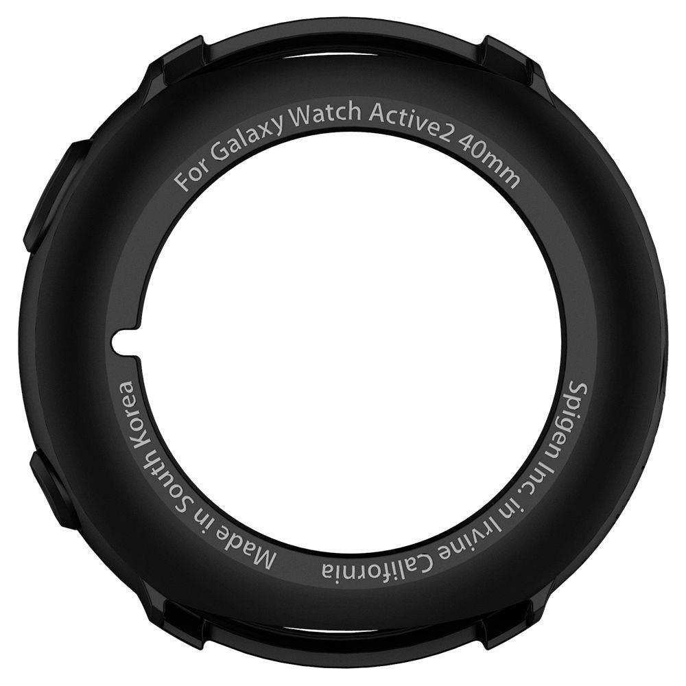 Husa Spigen Liquid Air Matt pentru Samsung Galaxy Watch Active2 40mm, Neagra ACS00218