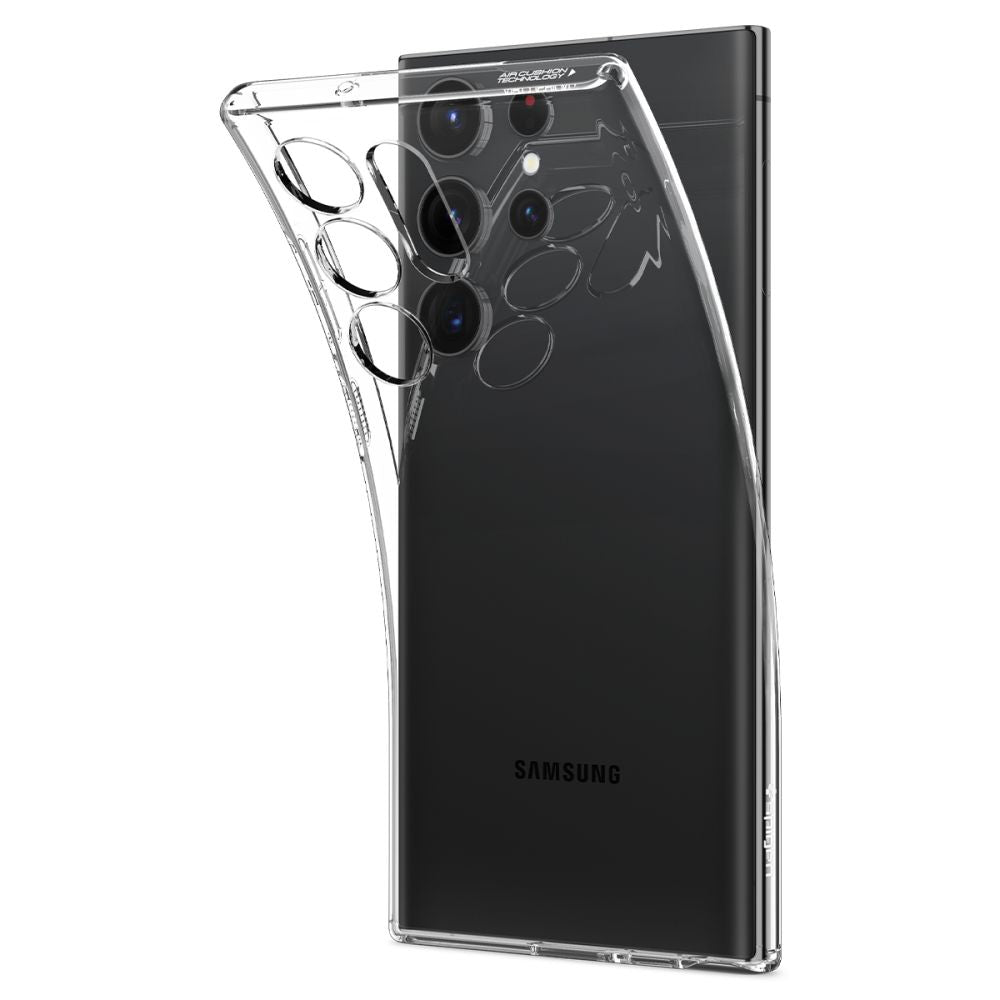 Capa para Samsung Galaxy S23 Ultra S918, Spigen, Liquid Crystal, Transparente ACS05610