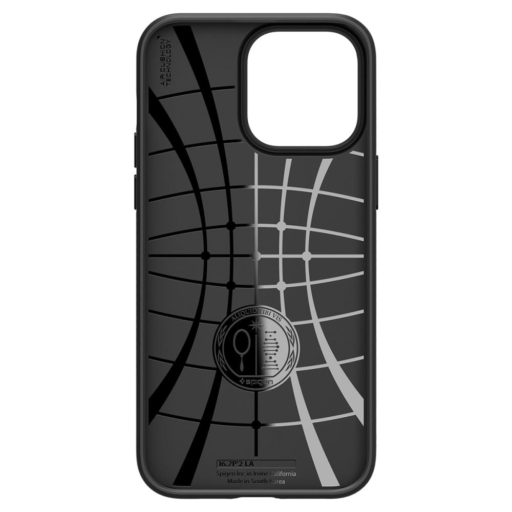 Capa para Apple iPhone 14 Pro Max, Spigen, Liquid Air Matte, Preto