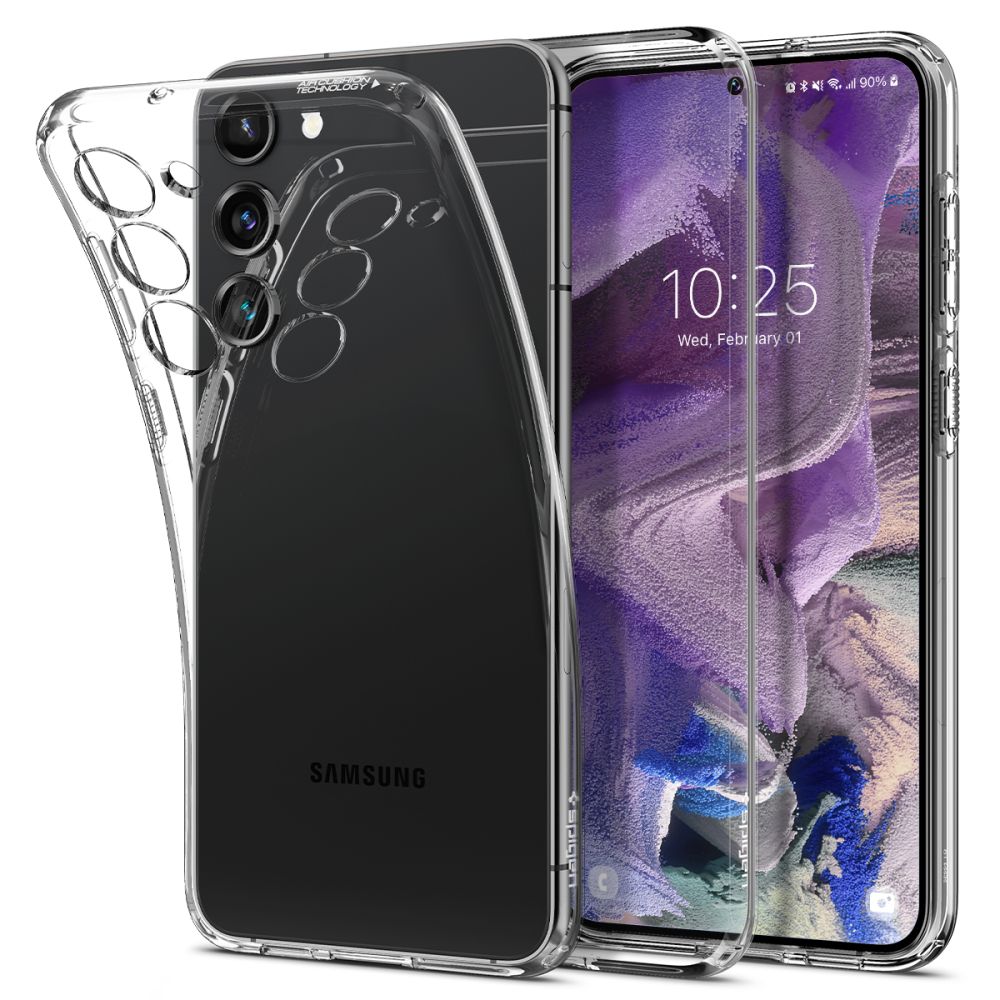 Capa para Samsung Galaxy S23 S911, Spigen, Cristal líquido, Transparente ACS05708