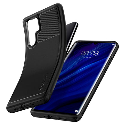 Capa para Huawei P30 Pro, Spigen, Rugged Armour, Preto L37CS25725