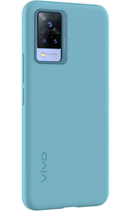 Capa para vivo V21 5G, cobertura de silicone, azul 6000173