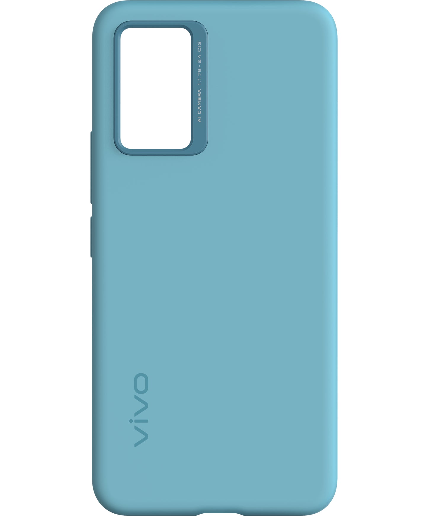 Capa para vivo V21 5G, cobertura de silicone, azul 6000173