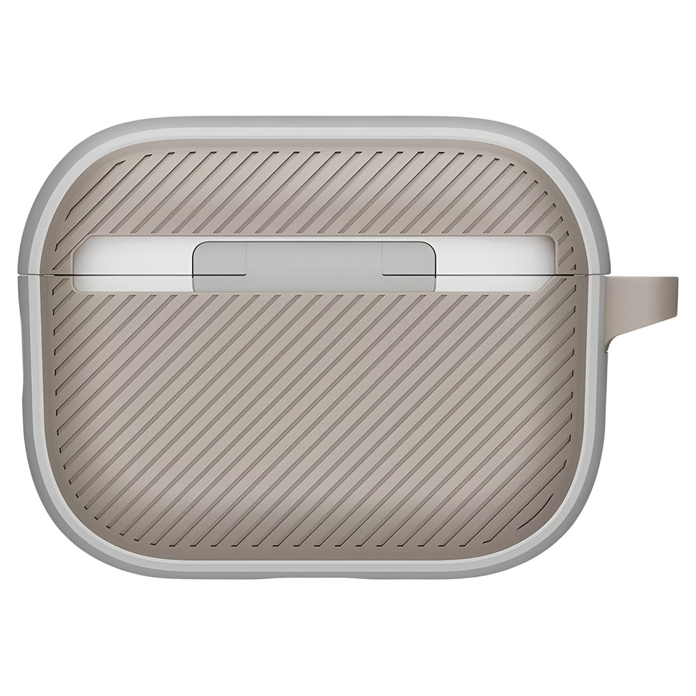 Capa UNIQ Clyde para Apple AirPods Pro 3, Cinza Bege
