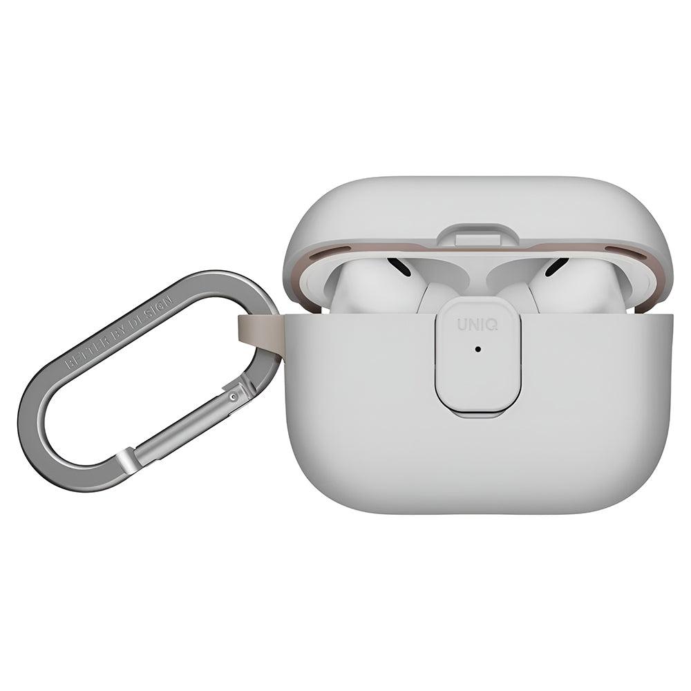 Capa UNIQ Clyde para Apple AirPods Pro 3, Cinza Bege