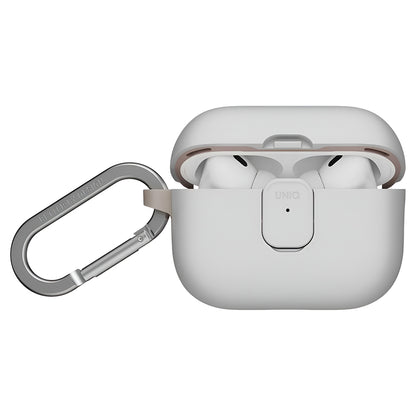 Capa UNIQ Clyde para Apple AirPods Pro 3, Cinza Bege