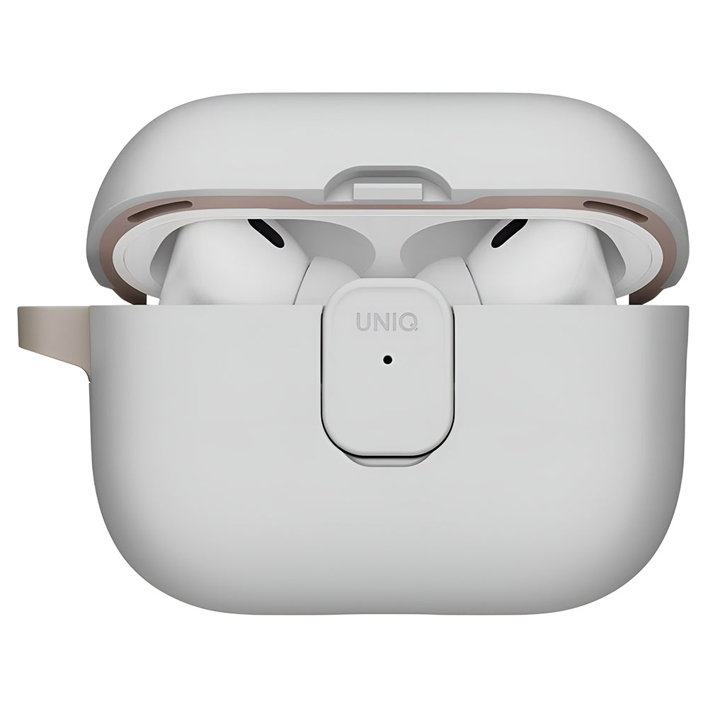 Capa UNIQ Clyde para Apple AirPods Pro 3, Cinza Bege