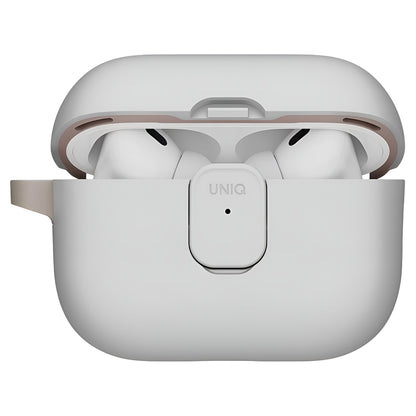 Capa UNIQ Clyde para Apple AirPods Pro 3, Cinza Bege
