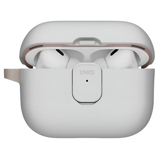 Capa UNIQ Clyde para Apple AirPods Pro 3, Cinza Bege