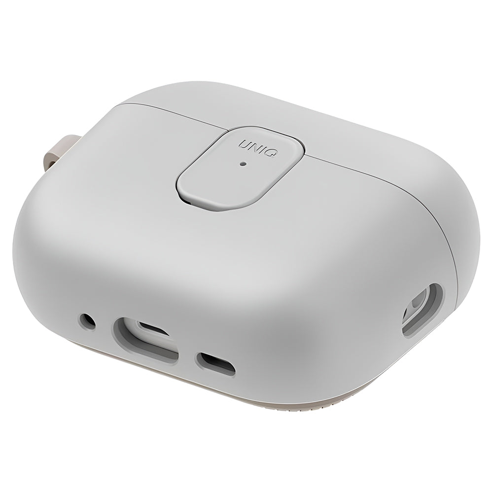 Capa UNIQ Clyde para Apple AirPods Pro 3, Cinza Bege