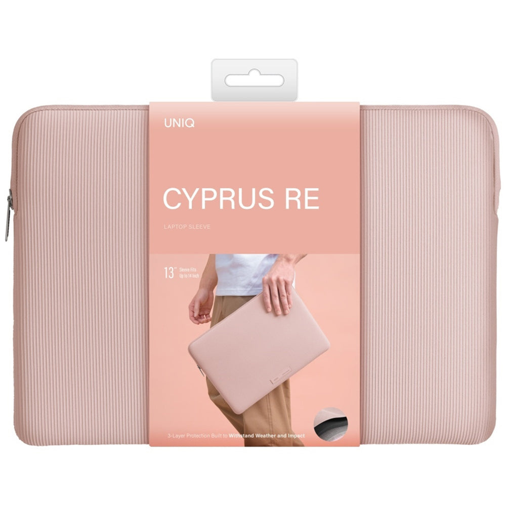 Capa UNIQ Cyprus Ridge para Portátil até 14 polegadas, Rosa