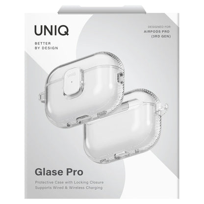 Capa UNIQ Glase Pro para Apple AirPods Pro 3, Transparente