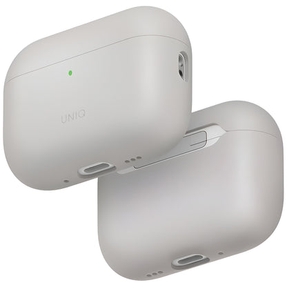 Capa UNIQ Lino para Apple AirPods Pro 3, Bege