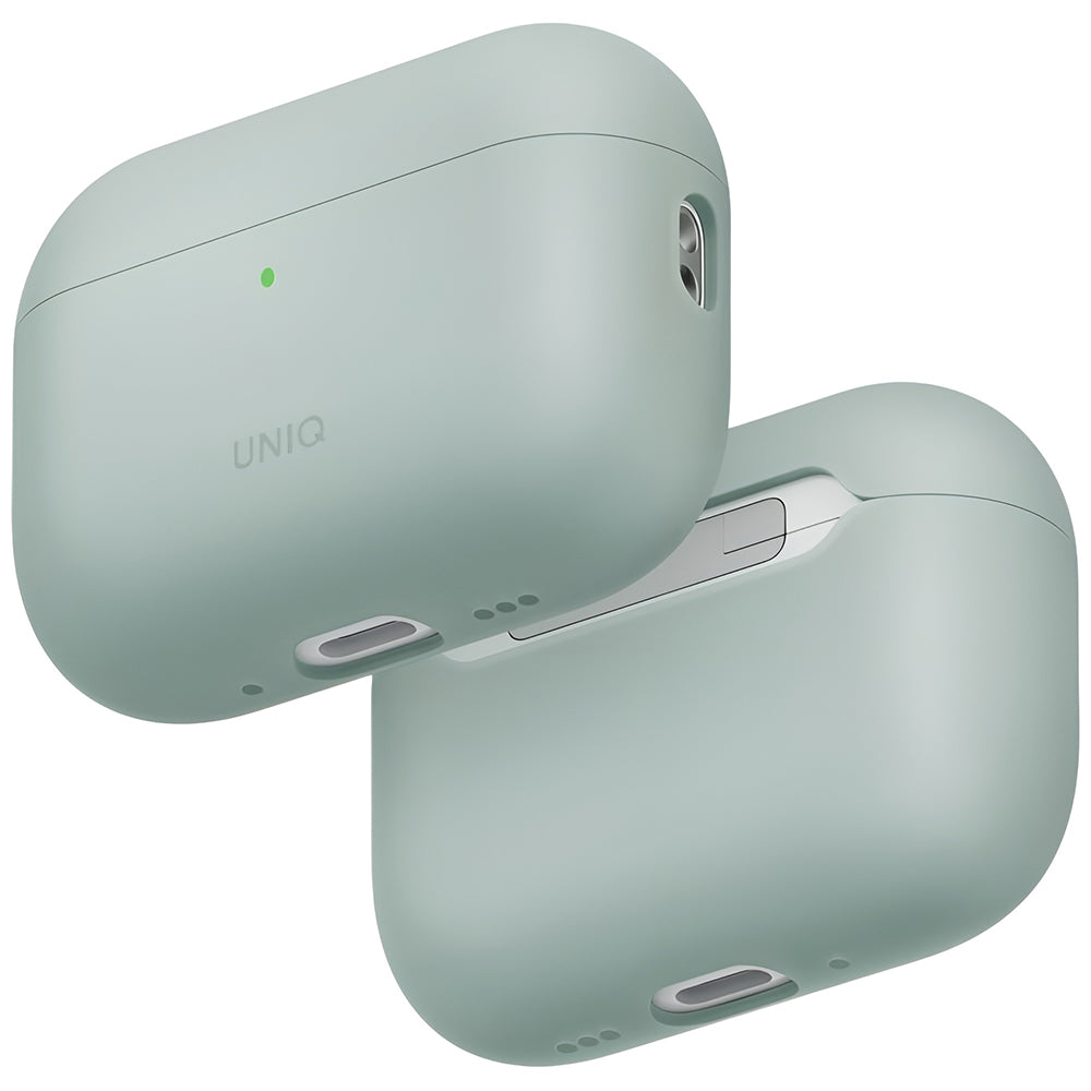 Capa UNIQ Lino para Apple AirPods Pro 3, Verde Menta