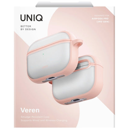 Capa UNIQ Veren para Apple AirPods Pro 3, Rosa