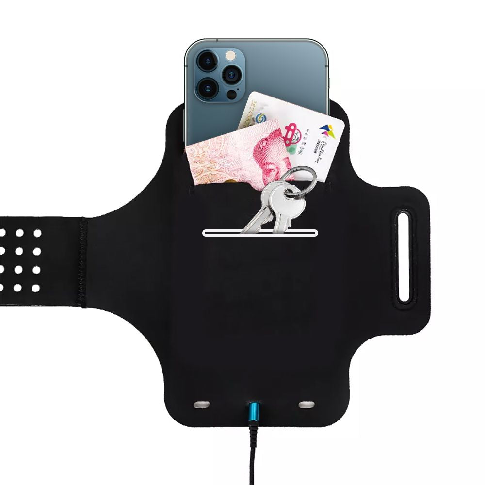 Capa Universal para Telemóvel máx. 6,5 polegadas, Techsuit, Sports TH10, Preta