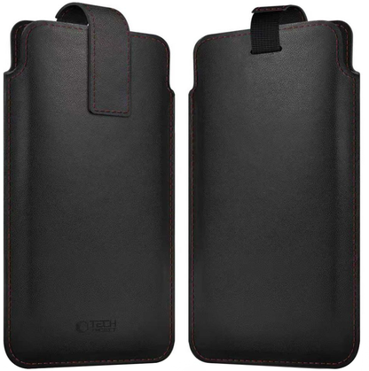 Capa Universal para Telefone, Tech-Protect, SM65, Preta Vermelha
