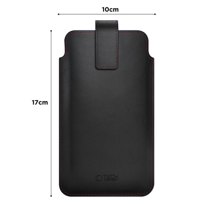 Capa Universal para Telefone, Tech-Protect, SM65, Preta Vermelha