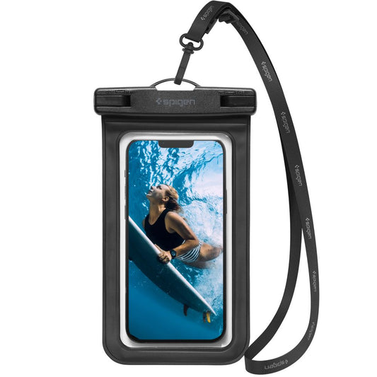 Capa Universal Waterproof para Telefone 3.5inch - 7inch, Spigen, A601, Preta AMP04525