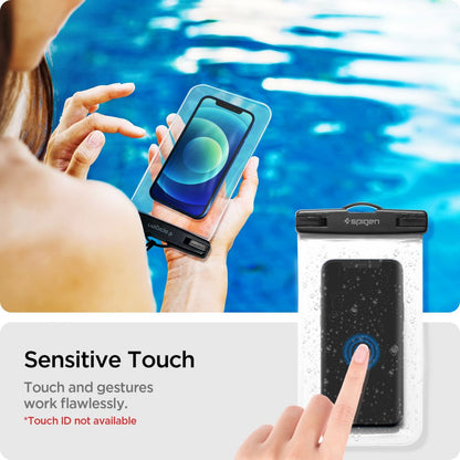 Capa Universal Waterproof para Telefone max. 3.5inch - 7inch, Spigen, A601, Conjunto de 2 peças, Transparente AMP03098