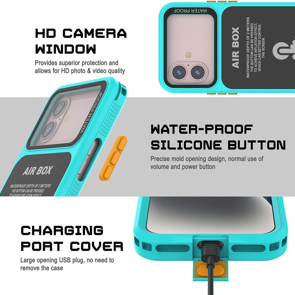 Capa Universal à Prova de Água para Telemóvel máx. 6.1 polegadas, ShellBox, AirBox, Azul