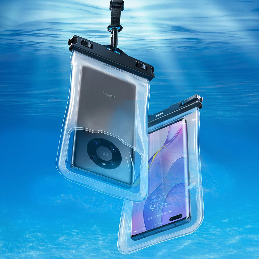 Capa Universal Waterproof para Telefone até 6.5 polegadas, ESR, Preta