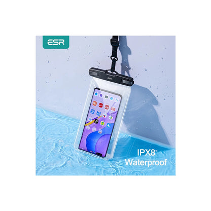 Capa Universal Waterproof para Telefone até 6.5 polegadas, ESR, Preta