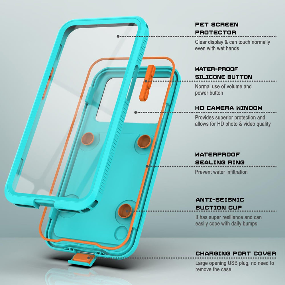 Capa Universal à Prova de Água para Telemóvel máx. 6.7 polegadas, ShellBox, AirBox, Azul