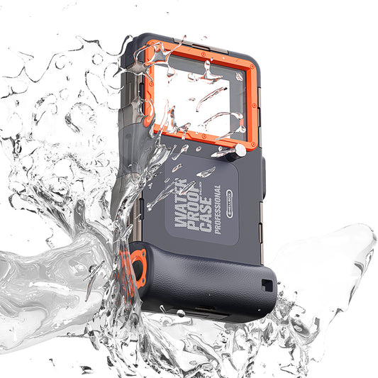 Capa Universal Waterproof para Telefone até 6.8 polegadas, ShellBox, Preta