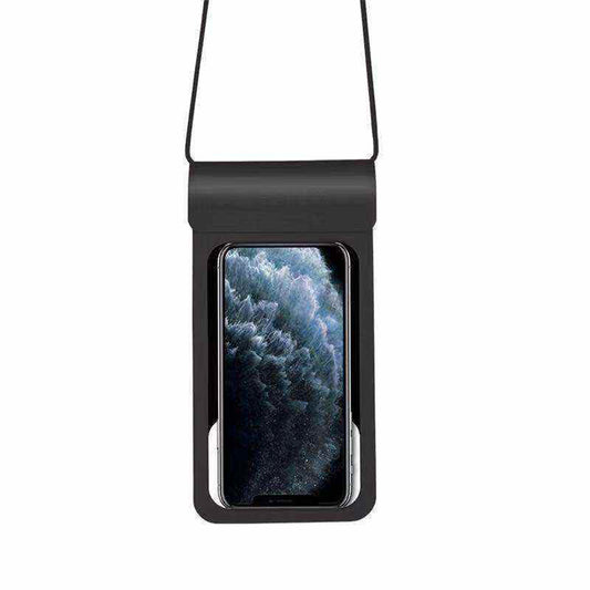 Capa Universal Impermeável para Telemóvel até 6.8 polegadas, Techsuit, TWC1, Preta