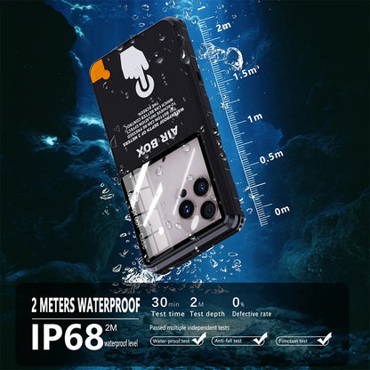 Capa Universal Impermeável para Telemóvel máx. 6,9 polegadas, ShellBox, AirBox, Preta