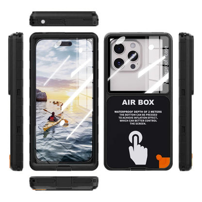 Capa Universal Impermeável para Telemóvel máx. 6,9 polegadas, ShellBox, AirBox, Preta
